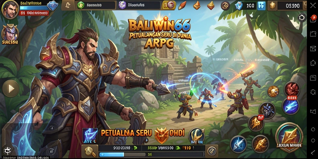 Gameplay seru BALIWIN66 dalam petualangan ARPG.