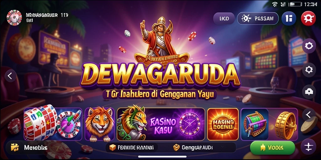Tampilan menarik dari gameplay DEWAGARUDA yang mendebarkan.