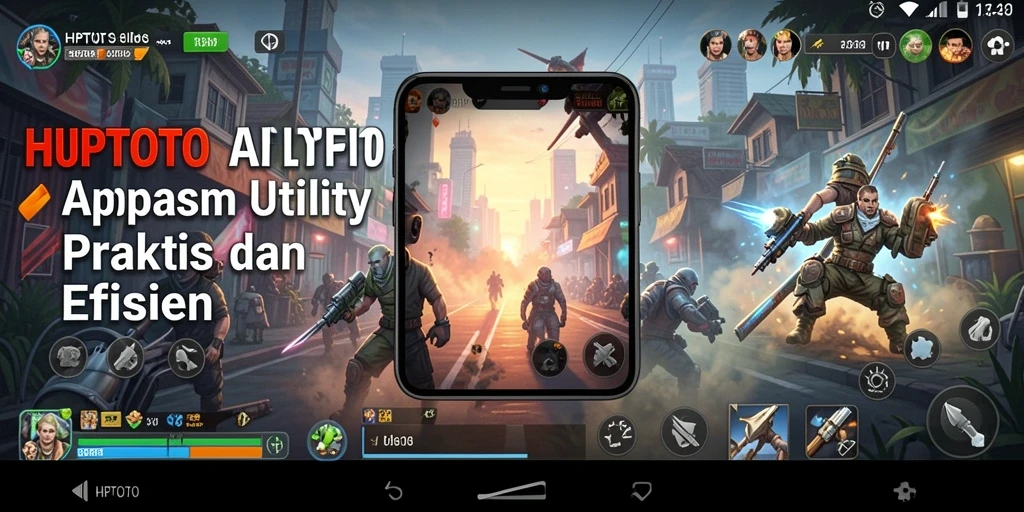 Screenshot HPTOTO menampilkan antarmuka aplikasi Utility yang ramah pengguna.