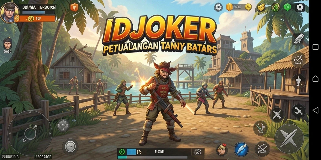 Gameplay IDCJOKER yang menampilkan eksplorasi dunia terbuka.