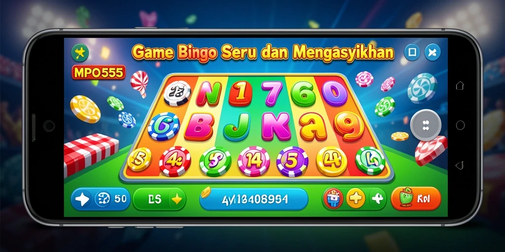 Tampilan gameplay seru dari MPO555 di papan Bingo.