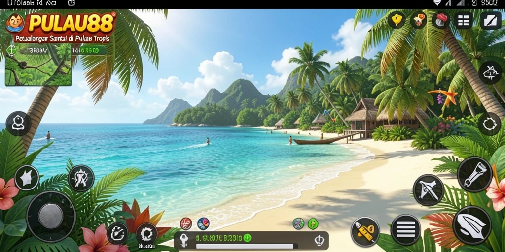 Gameplay seru di PULAU88 dengan grafik tropis yang menarik.