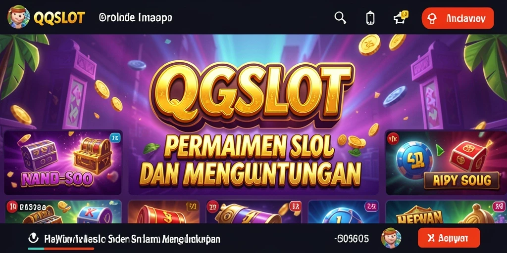 Screenshot gameplay <strong>QQSLOT</strong> dengan tampilan slot yang berwarna-warni dan menarik.
