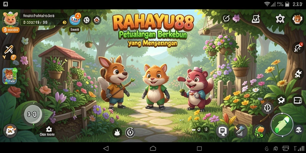 Tampilan gameplay RAHAYU88 yang menarik dan penuh warna.