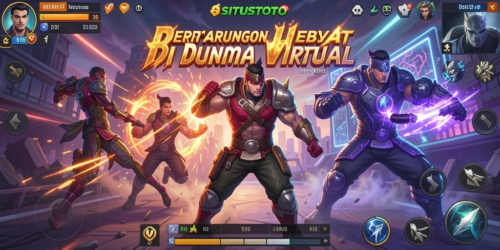 Tangkapan layar dari pertarungan epik di SITUSTOTO.