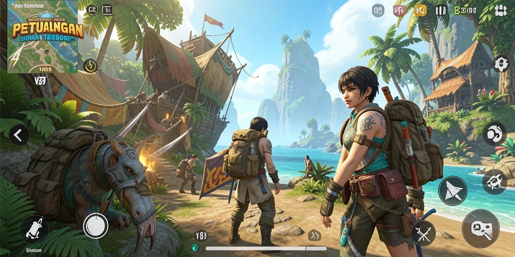 Gameplay menarik di dunia terbuka V89 dengan grafis yang menawan.